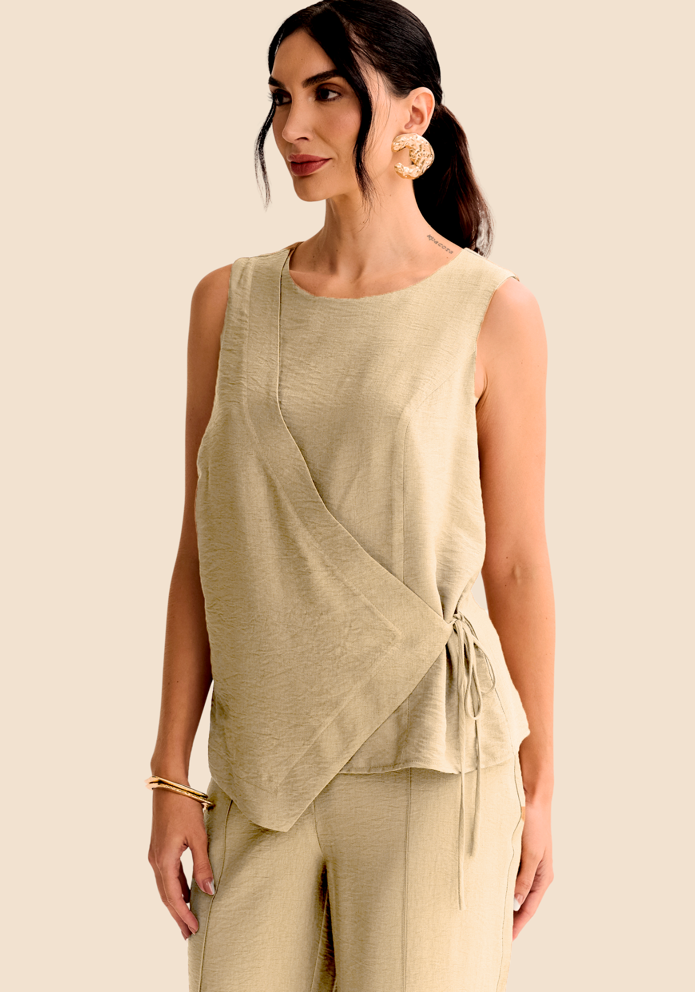 04 conjunto alana transpassado bege