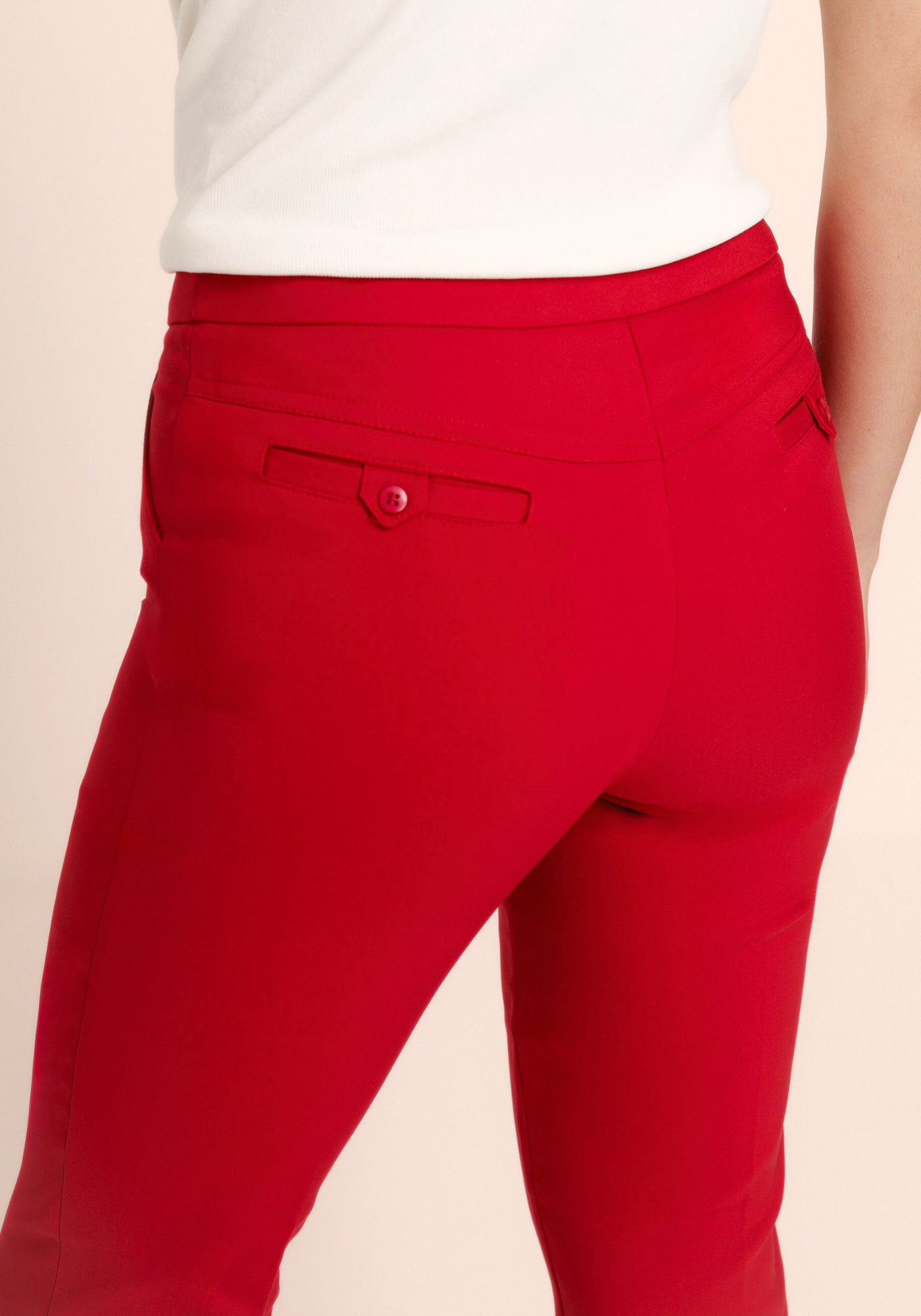 06 calca alfaiataria reta barcelona vermelho