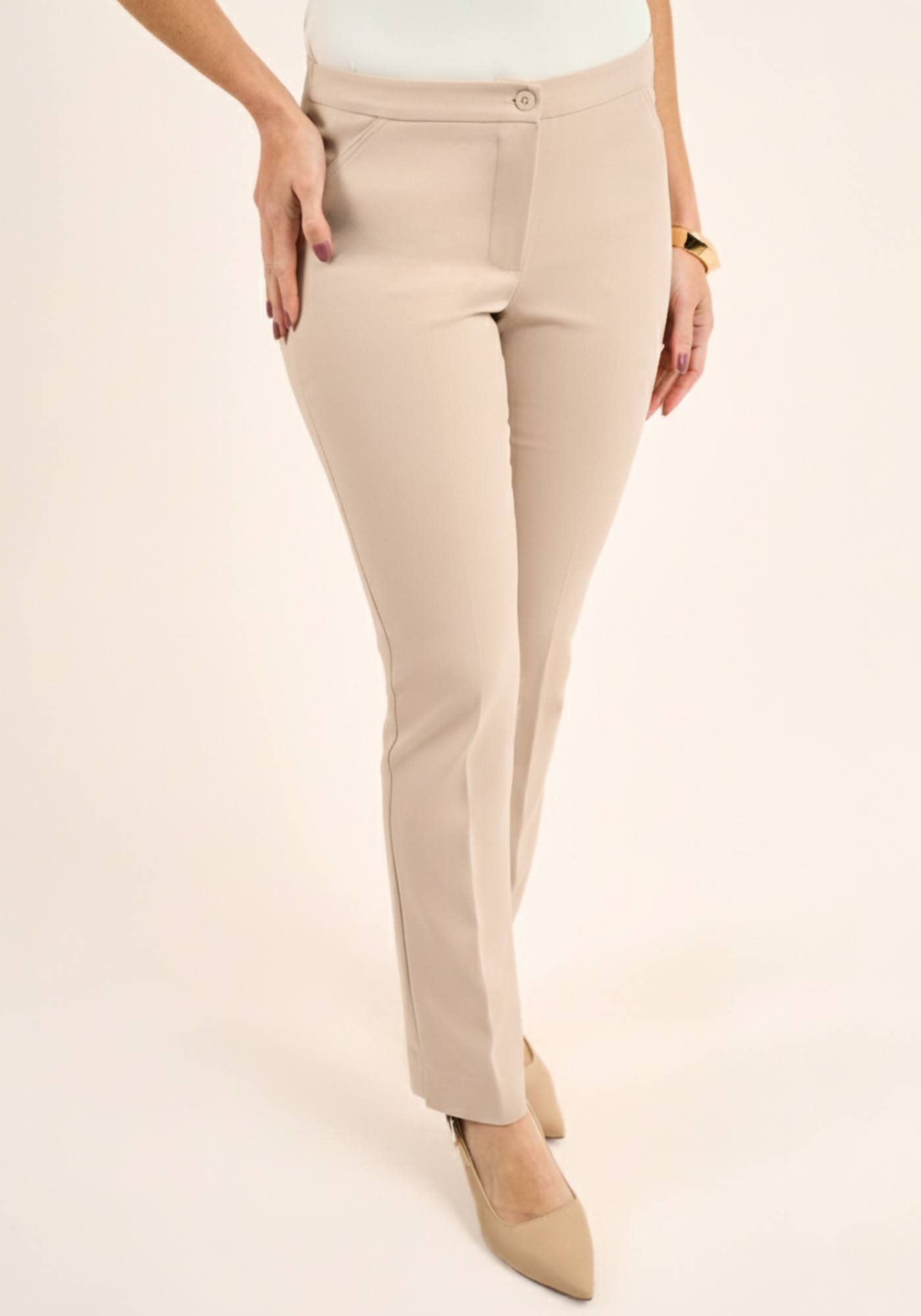 06 calca alfaiataria reta barcelona bege