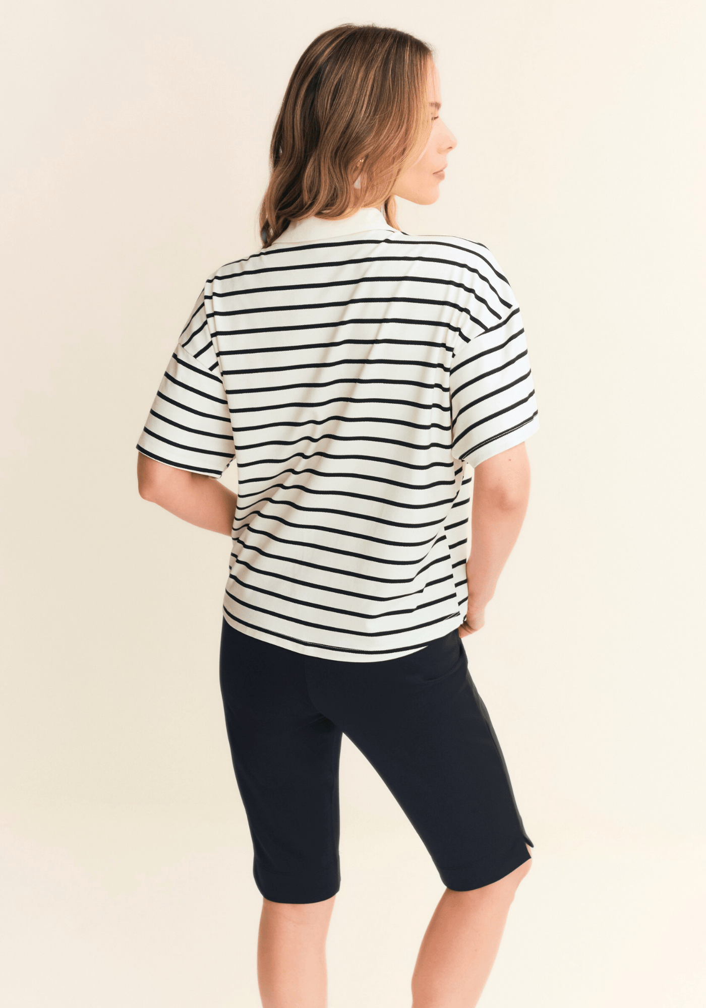 08 bermuda montaria tec elastico preta