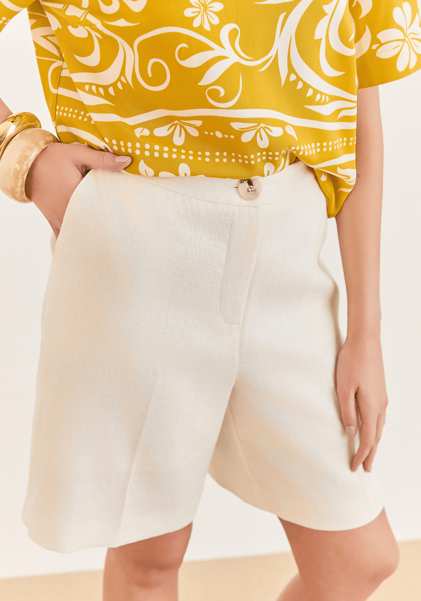 05 bermuda linho 100 off