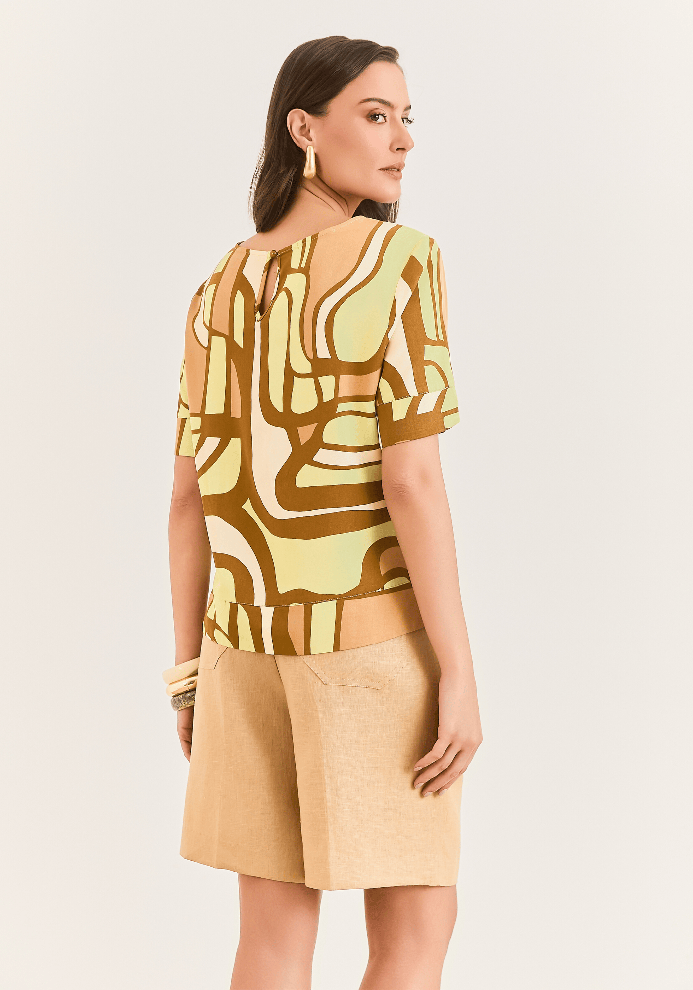 03 blusa estampada verde