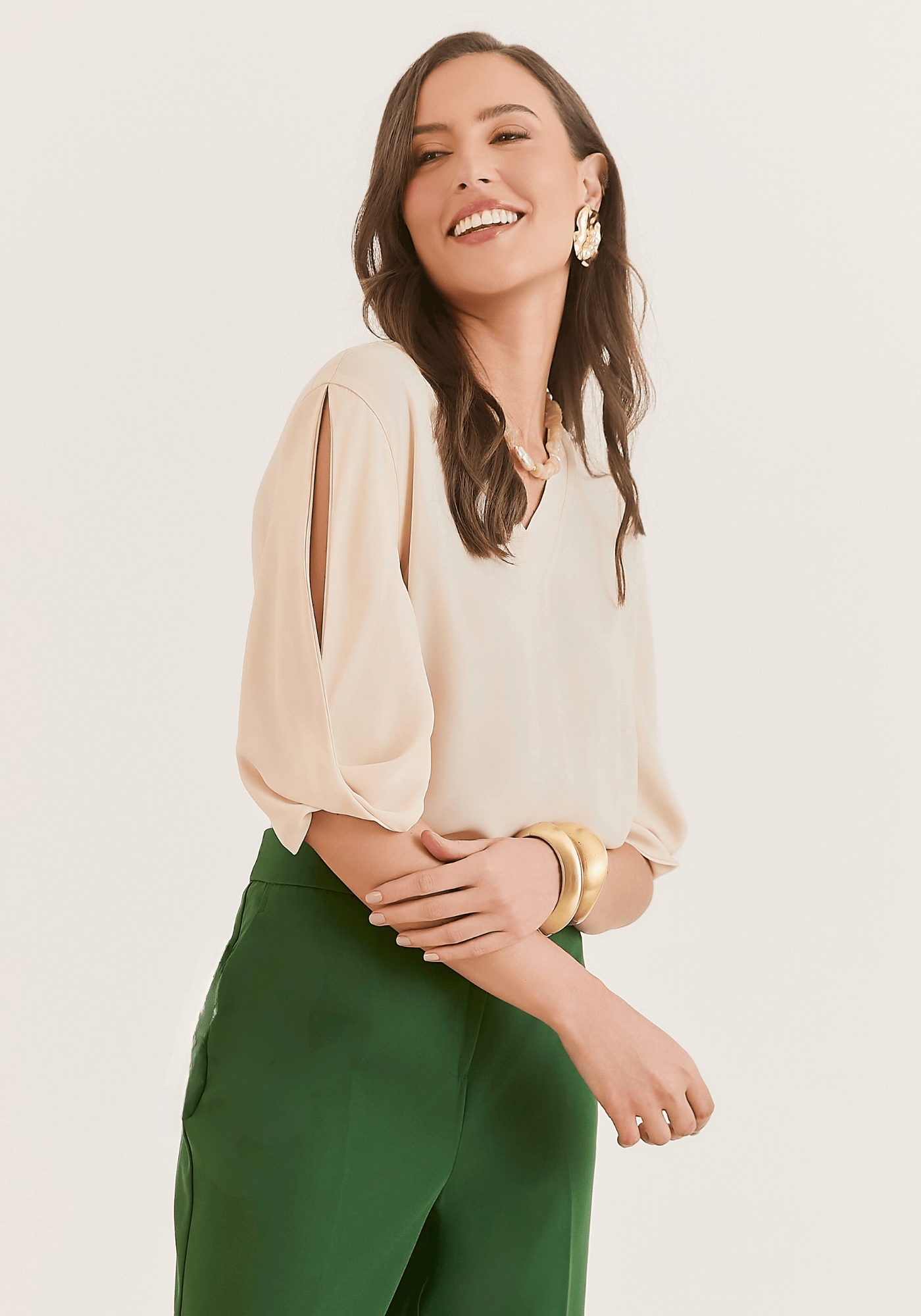 06 blusa manga torcida tory nude