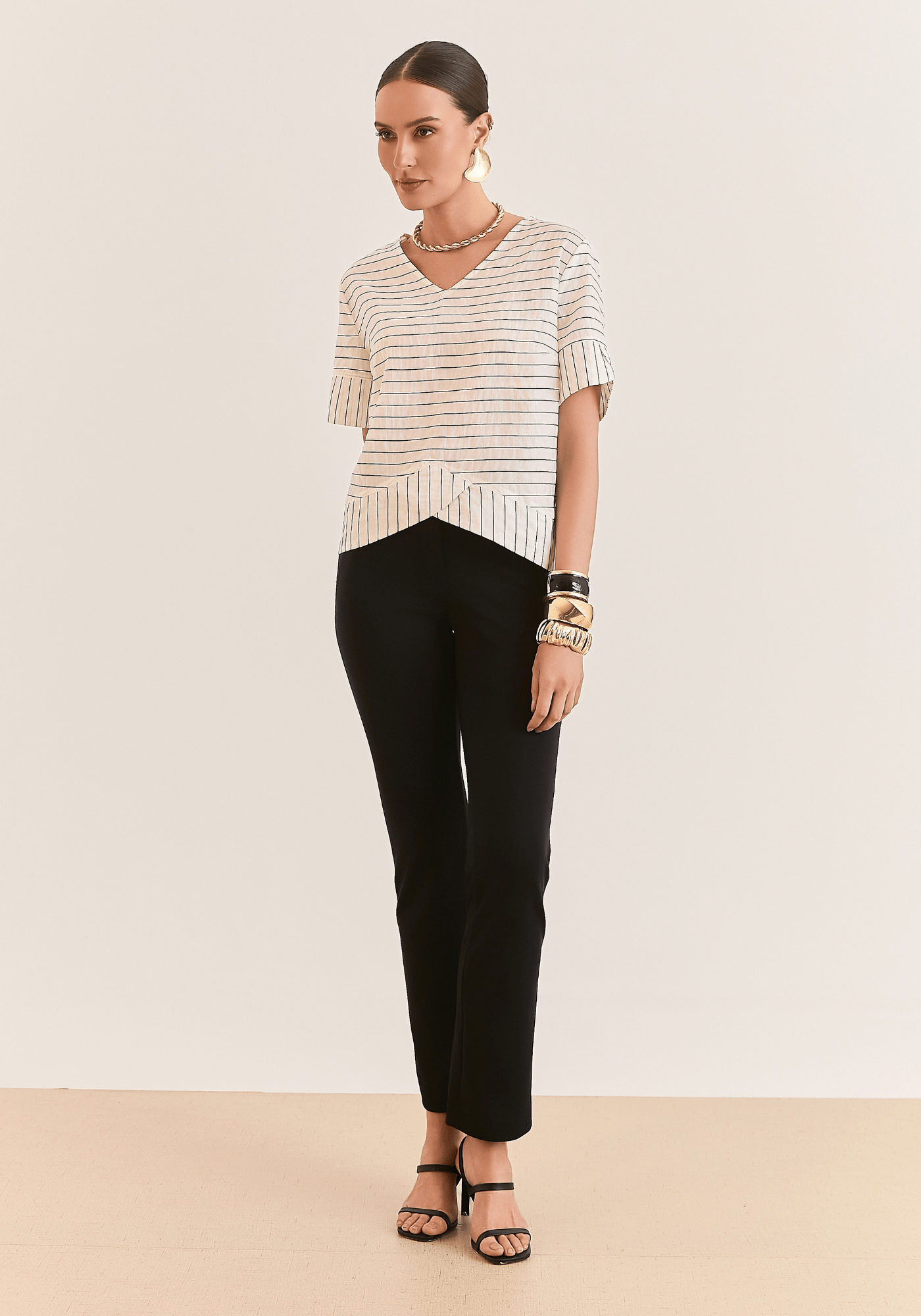 10 calca malha nobre preta